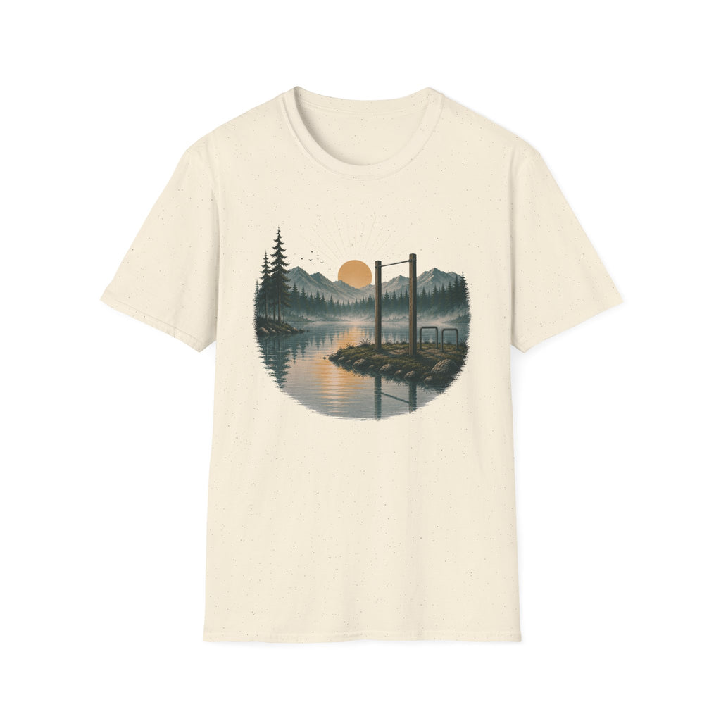 Pull-Up Bar in Sunset Graphic T-Shirt