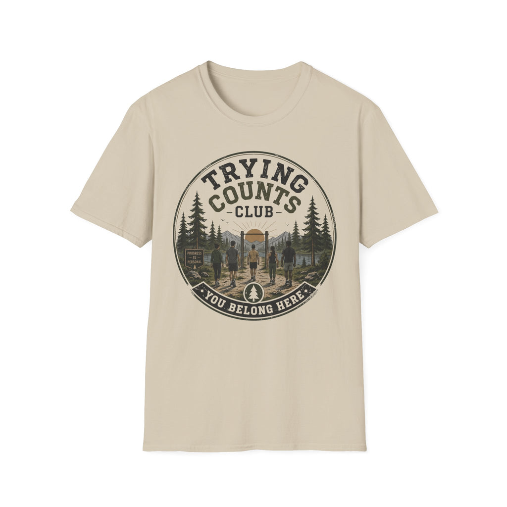 Trying Counts Club T-shirt