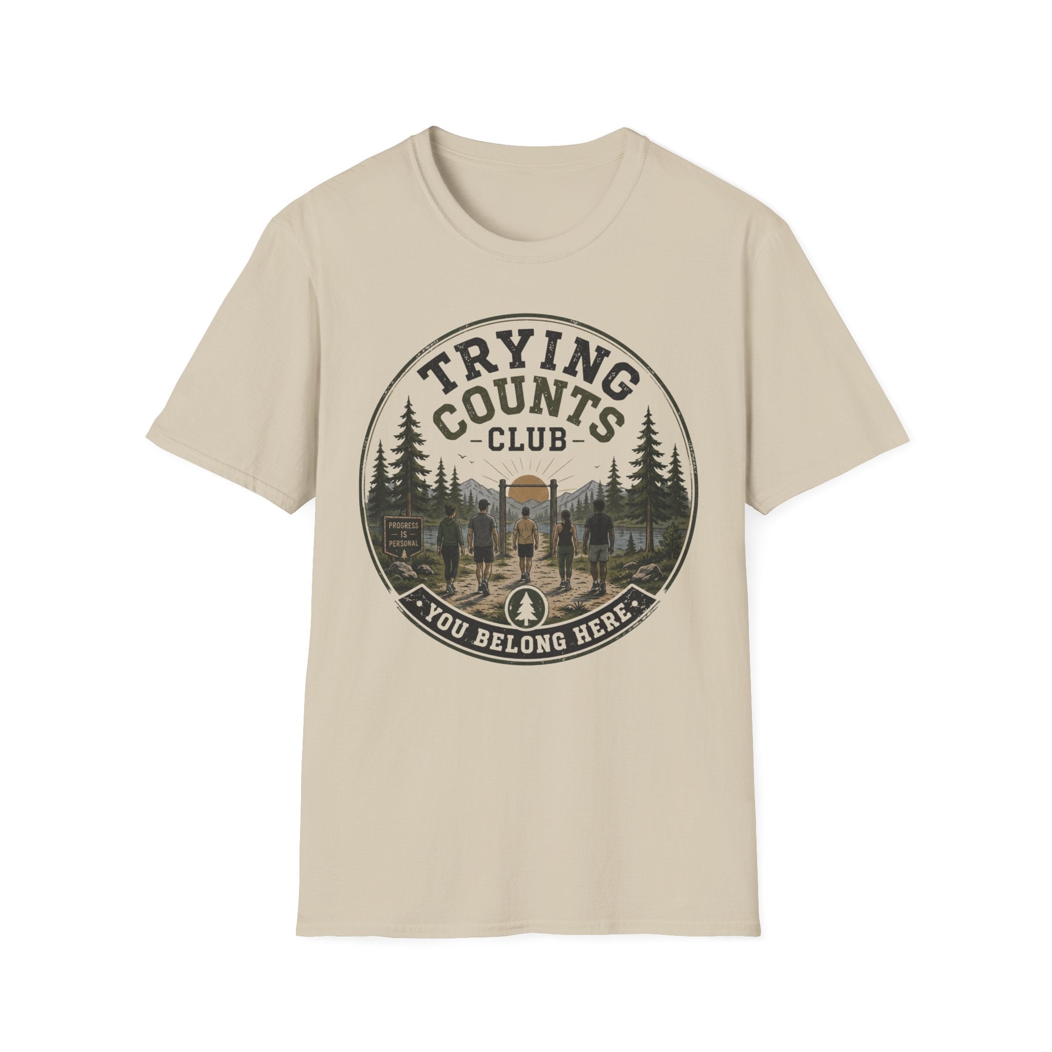 Trying Counts Club T-shirt