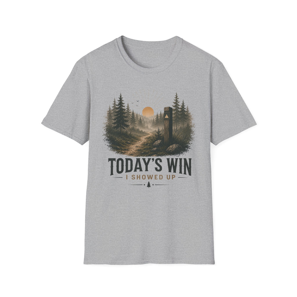 Today's Win I Showed Up Inspirational T-Shirt