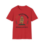 99% Overthinking 1% Physical Activity Funny Capybara T-Shirt