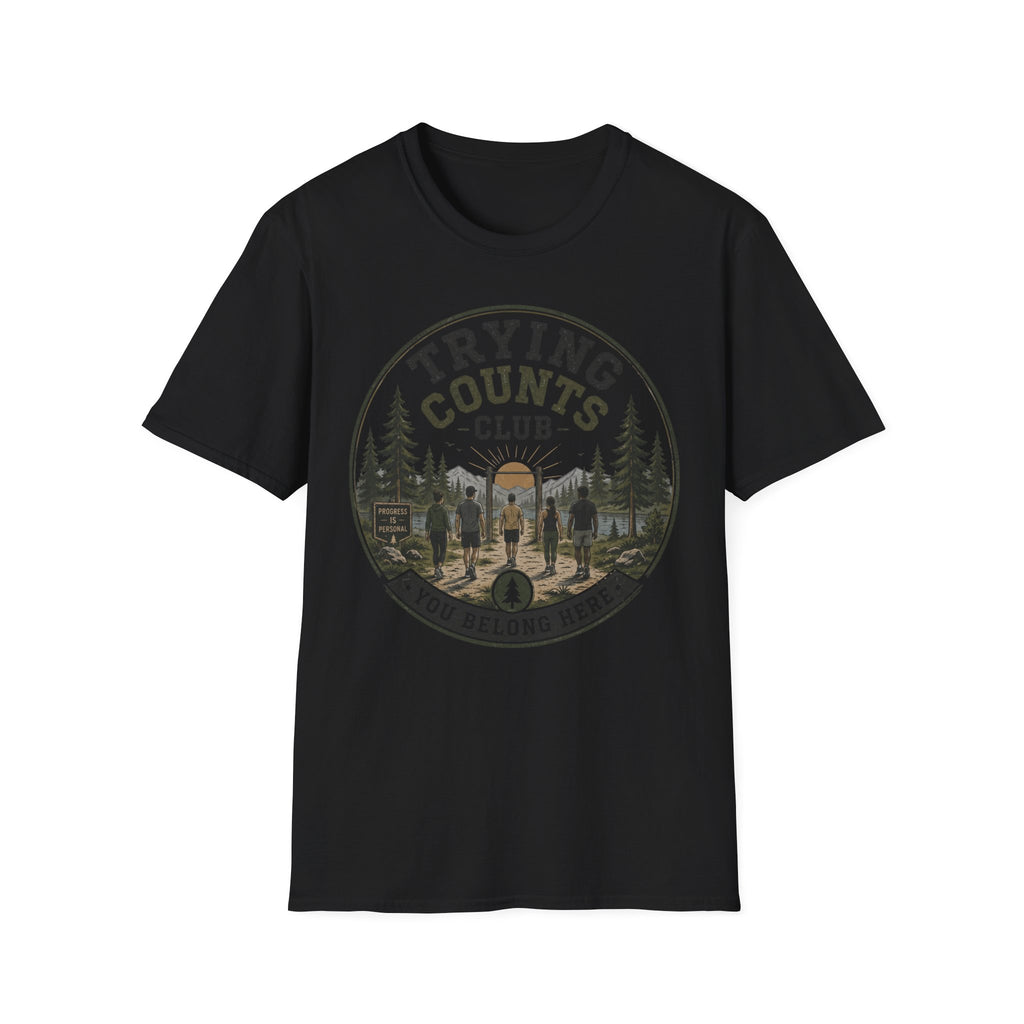 Trying Counts Club T-shirt