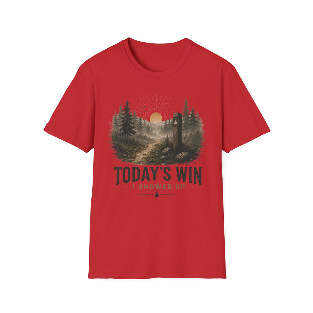 Today's Win I Showed Up Inspirational T-Shirt
