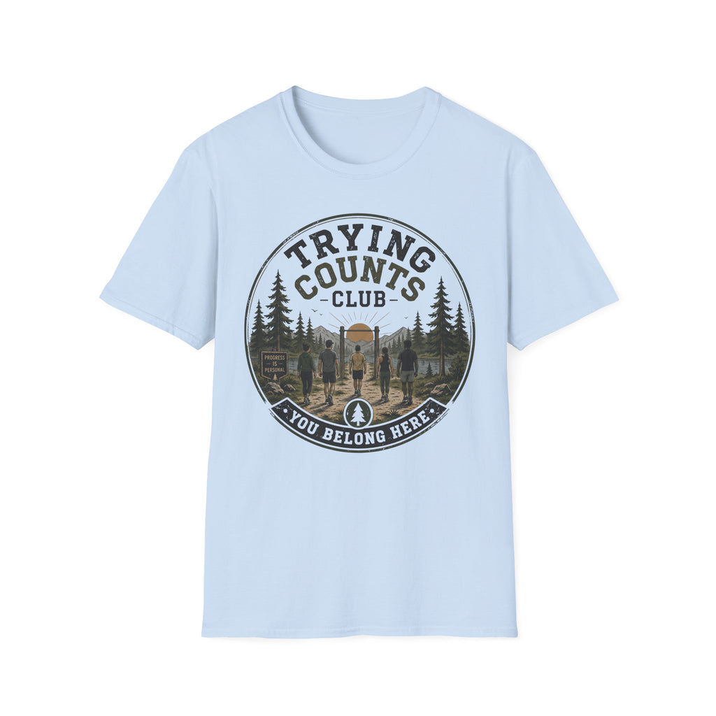 Trying Counts Club T-shirt