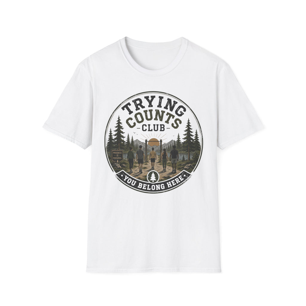 Trying Counts Club T-shirt
