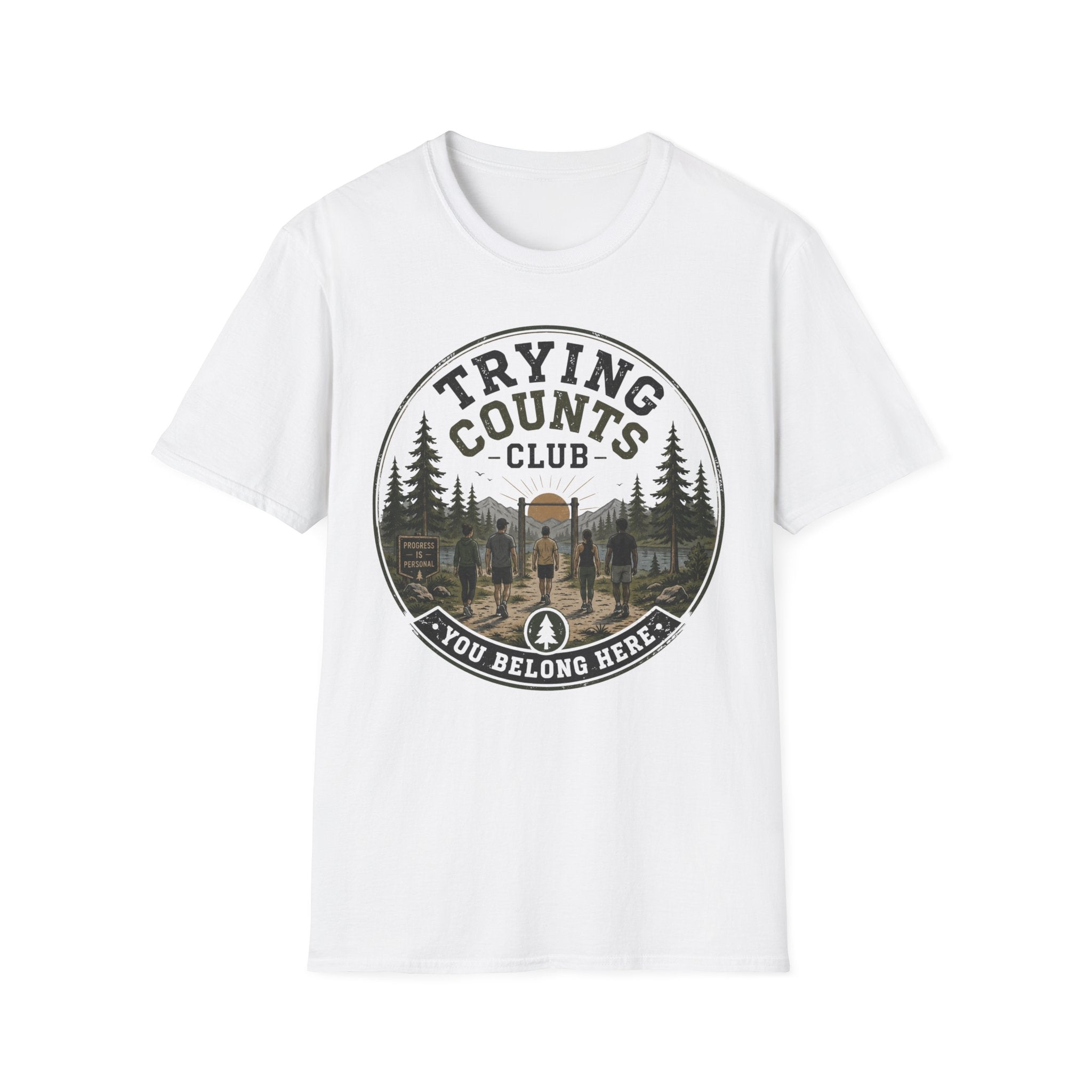 Trying Counts Club T-shirt