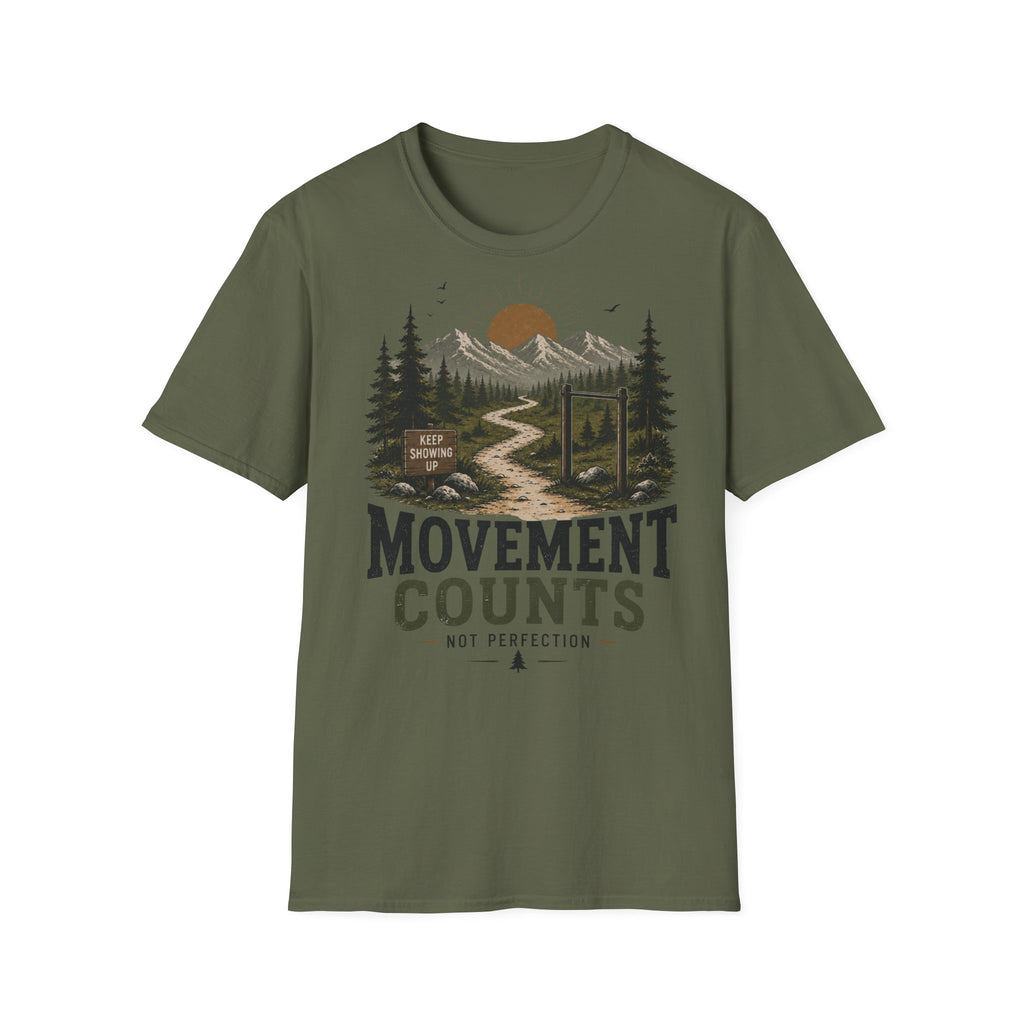 Movement Counts, Not Perfection T-shirt