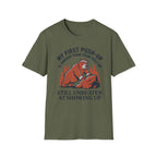 My First Push-Up Is Harder Than Your Pull-Up Motivational Outdoor Gym T-Shirt